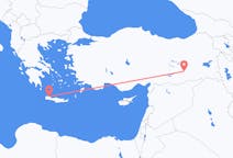 Flyreiser fra Diyarbakır, Tyrkia til Khania, Hellas