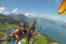 Tandem Paragliding Flight in the Lucerne Region
