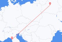 Loty z Mińsk, Białoruś z Piza, Włochy