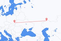 Flyreiser fra Muntlig, Kasakhstan til Rzeszów, Polen