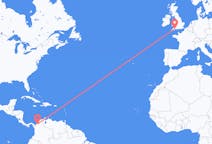 Flights from Montería, Colombia to Exeter, England
