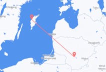 Vluchten van Kaunas, Litouwen naar Visby, Zweden