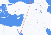 Vluchten van Sharm el-Sheikh, Egypte naar Trabzon, Turkije