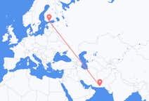 Flyreiser fra Turbat, til Helsingfors