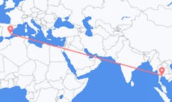 Flüge von Pattaya, Thailand nach Murcia, Spanien