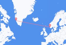 Flights from Stavanger to Nuuk