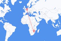 Flights from Nelspruit, South Africa to Dole, France