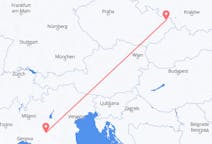 Flyrejser fra Parma, Italien til Ostrava, Tjekkiet