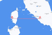 Flyreiser fra Roma, Italia til Ajaccio, Frankrike