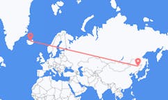 出发地 中国佳木斯市目的地 冰岛阿克雷里的航班