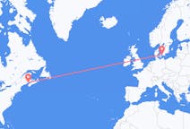 Flyg från Saint John, Amerikanska Jungfruöarna till Köpenhamn