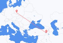 Flüge von Breslau, Polen nach Lieferwagen, die Türkei