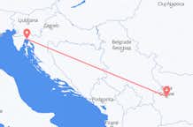 Flyg från Rijeka till Sofia