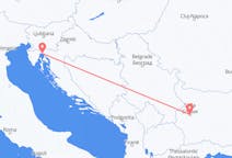 Flyreiser fra Rijeka, til Sofia