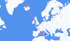Рейсы из Аннаба, Алжир в Акюрейри, Исландия