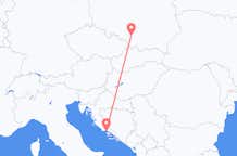 Flyreiser fra Split, til Katowice