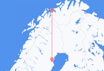 Loty z Sørkjosen, Norwegia do Skellefteå, Szwecja