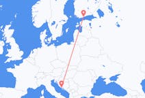 Flights from Split in Croatia to Helsinki in Finland