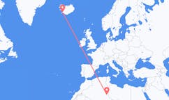 Flyreiser fra Illizi, Algerie til Reykjavík, Island
