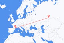 Flights from Chelyabinsk, Russia to Béziers, France