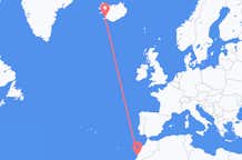 出发地 摩洛哥阿加迪尔目的地 冰岛雷克雅未克的航班
