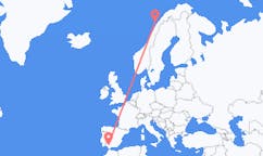Рейсы из Севильи, Испания до Svolvaer, Норвегия