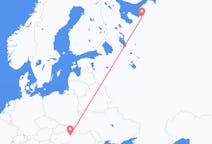 ตั๋วเครื่องบินจากเมืองArkhangelskไปยังเมืองแดแบร็ตแซ็น