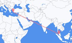 出发地 马来西亚出发地 怡保目的地 土耳其哈利卡那索斯的航班