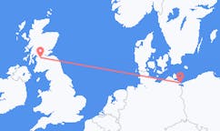 Flyreiser fra Heringsdorf, Tyskland til Glasgow, Skottland