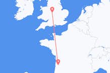 Flyrejser fra Birmingham, England til Bordeaux, Frankrig