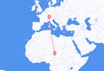 Flyrejser fra N Djamena, Tchad til Milano, Italien
