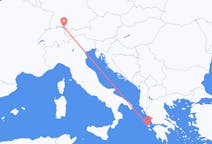 Flyreiser fra Kefallinia, Hellas til Friedrichshafen, Tyskland