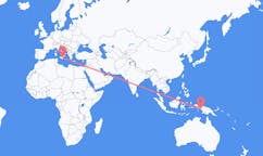 Flights from Timika, Indonesia to Catania, Italy