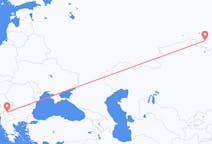 Fly fra Pristina til Omsk