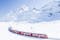 photo of Bernina Express in Winter, Swiss, Europe.