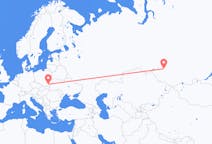 Flyg från Novosibirsk, Ryssland till Rzeszów, Polen