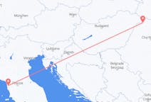 Flyreiser fra Pisa, til Satu Mare