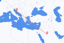 Flights from Ha il, Saudi Arabia to Zadar, Croatia