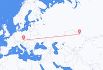 Flyreiser fra Pavlodar, Kasakhstan til Vienna, Østerrike