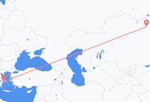 Flyreiser fra Pavlodar, Kasakhstan til Athen, Hellas