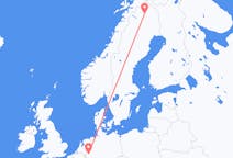 Vuelos de Kiruna, Suecia a Düsseldorf, Alemania