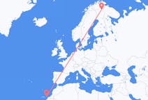 Flights from Fuerteventura, Spain to Ivalo, Finland