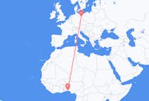 Flyreiser fra Lagos, til Berlin