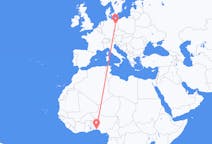 Flyg från Lagos, Nigeria till Berlin, Tyskland