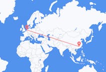 Flyreiser fra Ganzhou, Kina til Amsterdam, Nederland