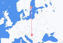 เที่ยวบิน จาก ทูซล่า, บอสเนียและเฮอร์เซโกวีนา ไปยัง สต็อกโฮล์ม, สวีเดน
