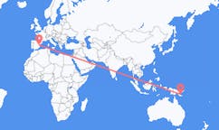 出发地 巴布亚新几内亚图菲目的地 西班牙巴倫西亞的航班
