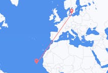 Flug frá Praia, Grænhöfðaeyjum til Malmö, Svíþjóð