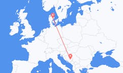 Flights from Sarajevo to Aarhus