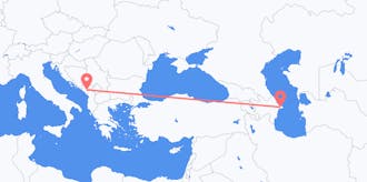 出发地 阿塞拜疆目的地 黑山的航班